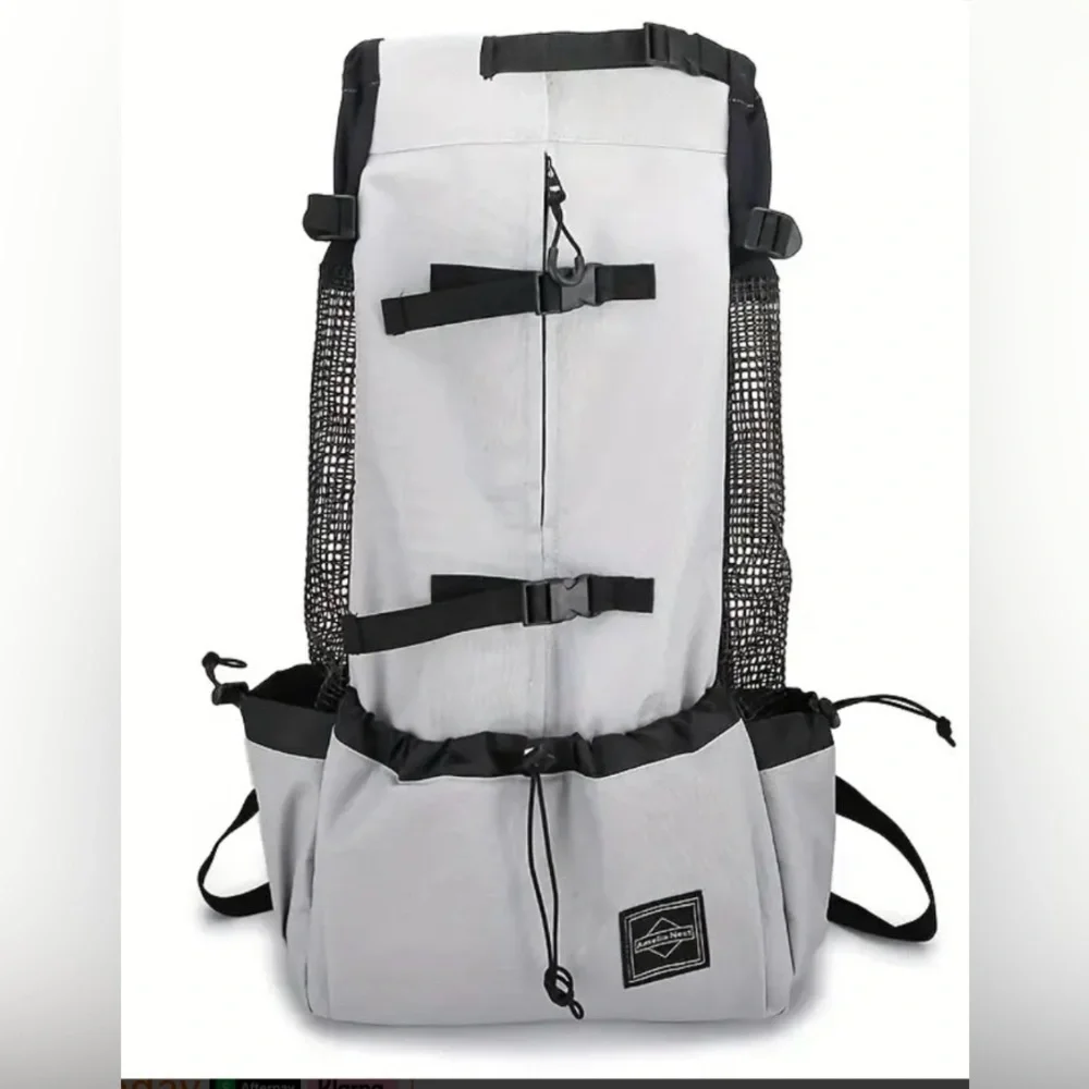 New Durable Dog Carrier Comfort-Fit Backpack Breathable Mesh Panel, Adjustable